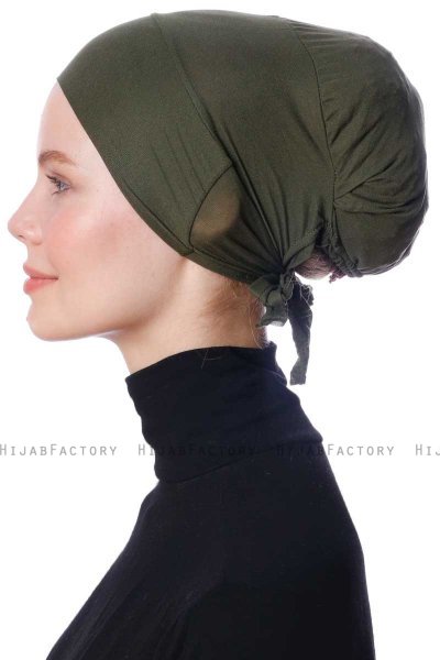 Azra - Khaki Parizien Onderkapje - Ecardin