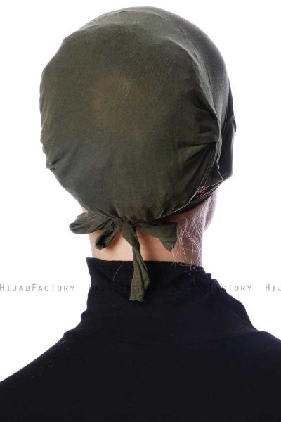 Azra - Khaki Parizien Onderkapje - Ecardin