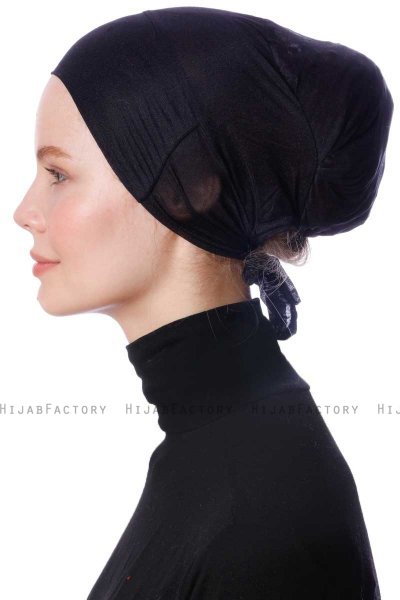 Azra - Zwart Parizien Onderkapje - Ecardin