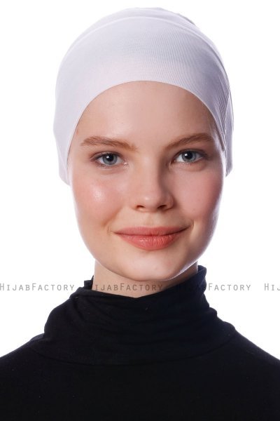 Azra - Wit Parizien Onderkapje - Ecardin