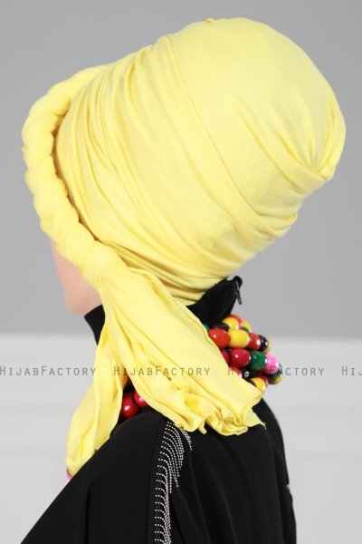 Theresa - Geel Katoen Turban - Ayse Turban