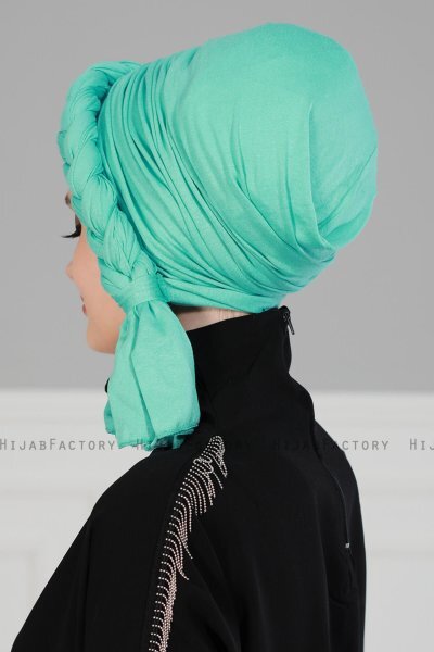 Theresa - Turkoois Katoen Turban - Ayse Turban