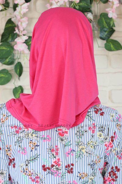 Wilda - Fuchsia Katoenen Hijab