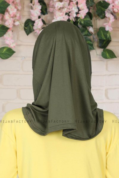 Wilda - Khaki Katoenen Hijab