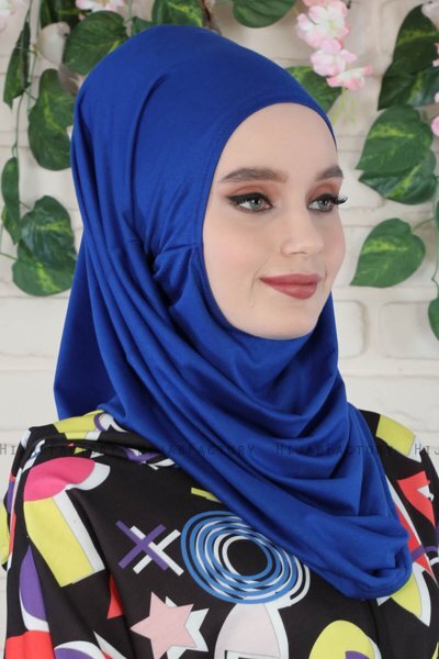 Wilda - Blauw Katoenen Hijab