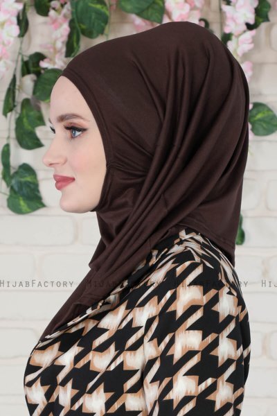 Wilda - Bruin Katoenen Hijab