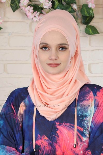 Wilda - Oudroze Katoenen Hijab