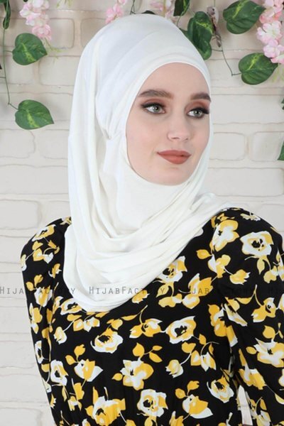 Wilda - Creme Katoenen Hijab