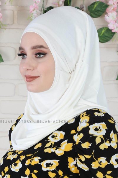 Wilda - Creme Katoenen Hijab