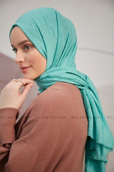Serap - Licht Groen Bamboo Crash Hijab