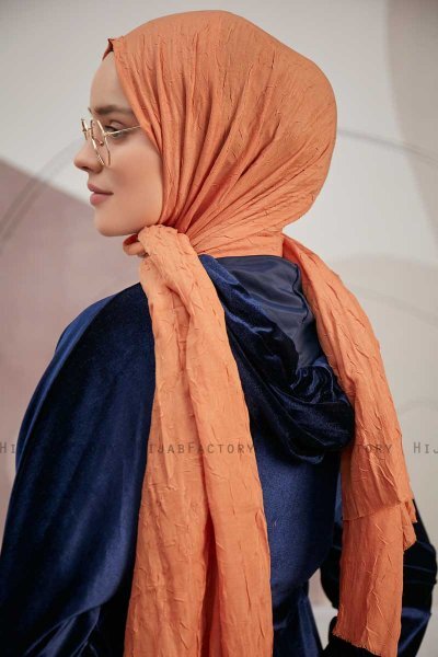 Serap - Baksteenrood Bamboo Crash Hijab