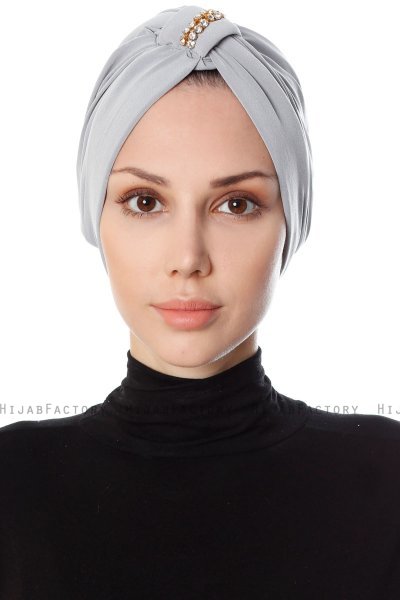 Bahar - Lichtgrijs Turban