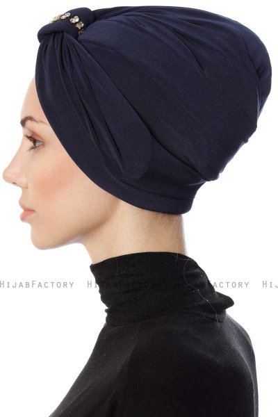 Bahar - Marineblauw Turban