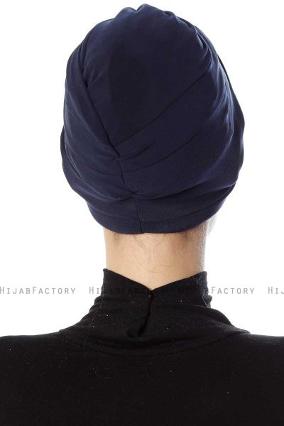 Bahar - Marineblauw Turban