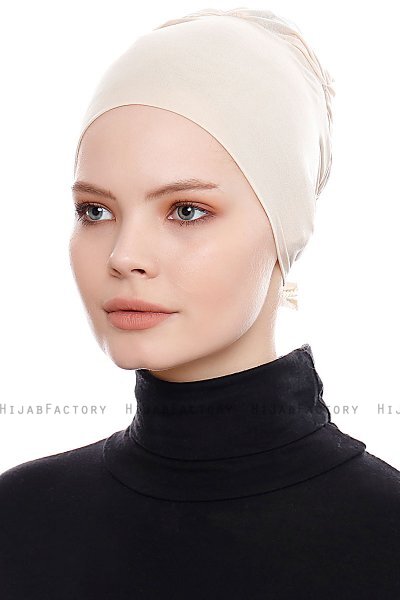 Belgin - Beige Parizien XXL Onderkapje - Ecardin