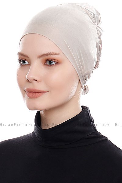 Belgin - Licht Taupe Parizien XXL Onderkapje - Ecardin