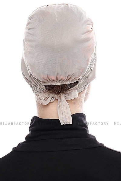 Belgin - Licht Taupe Parizien XXL Onderkapje - Ecardin