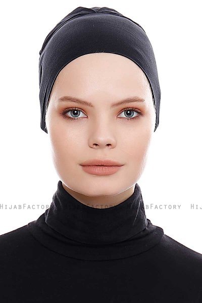 Belgin - Zwart Parizien XXL Onderkapje - Ecardin