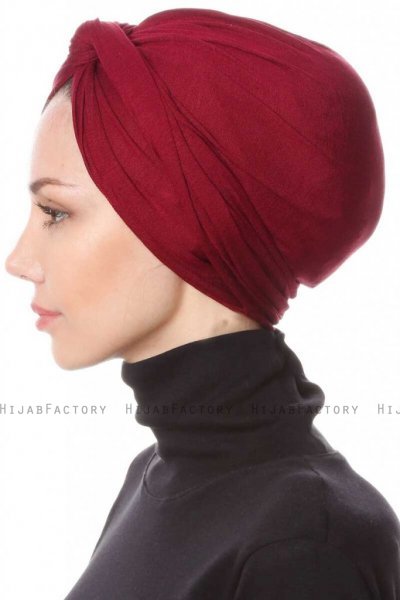 Belinay Mörk Bordeaux Turban Ecardin 201849c