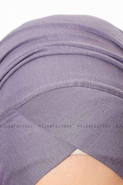Betul - Donkerpaars 1X Jersey Hijab - Ecardin