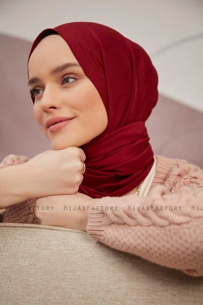 Ceyda - Donkerrood Cazz Hijab