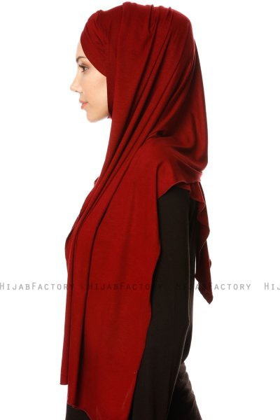 Cansu - Bordeaux 3X Jersey Hijab