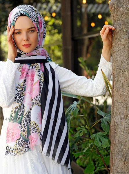 Capella - Roze Gevormde Hijab - Sal Evi