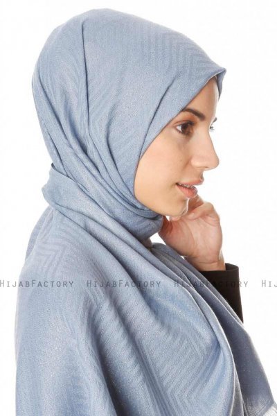 Caria - Lichtblauw Hijab - Madame Polo