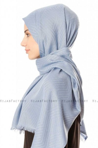Caria - Lichtblauw Hijab - Madame Polo