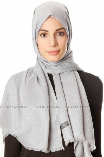 Caria - Lichtgrijs Hijab - Madame Polo
