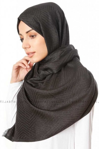 Caria - Zwart Hijab - Madame Polo