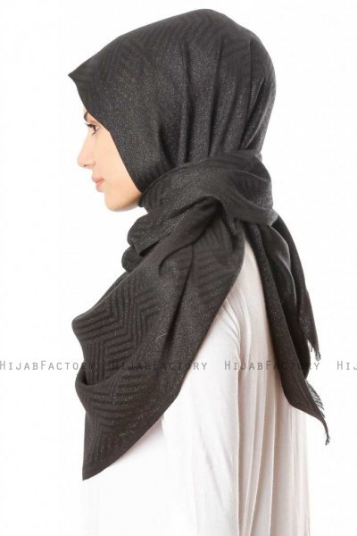 Caria - Zwart Hijab - Madame Polo