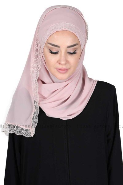 Carin - Oudroze Praktisch Chiffon Hijab