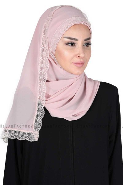Carin - Oudroze Praktisch Chiffon Hijab