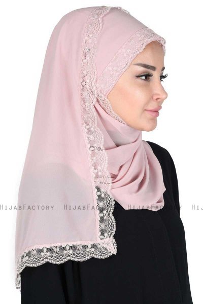 Carin - Oudroze Praktisch Chiffon Hijab