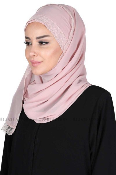 Carin - Oudroze Praktisch Chiffon Hijab