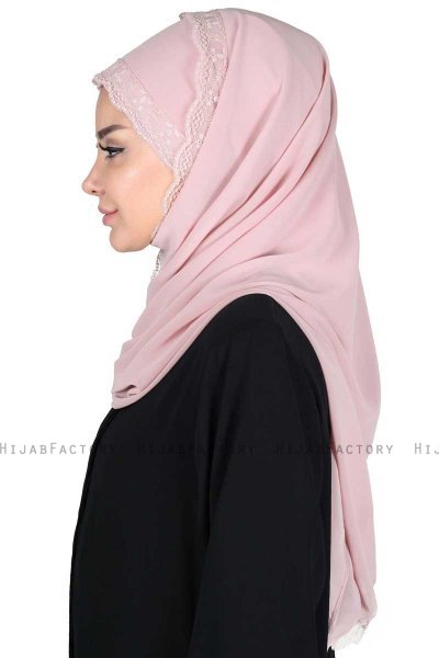 Carin - Oudroze Praktisch Chiffon Hijab