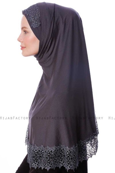 Ceylan - Donker Grijs 2-Piece Al Amira Hijab