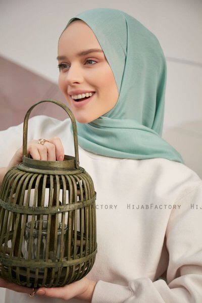 Silky Plain - Licht Groen Hijab