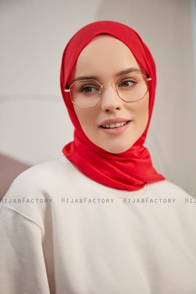 Silky Plain - Rood Hijab