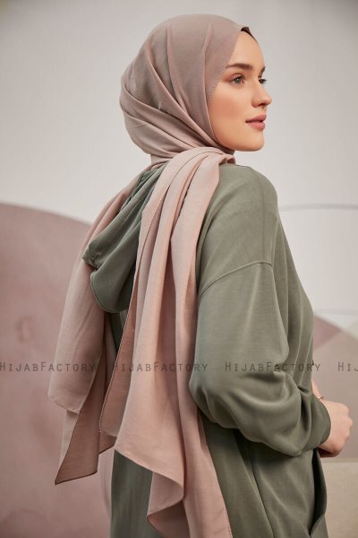 Silky Plain - Taupe Hijab