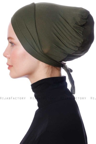 Defne - Khaki Parizien Onderkapje - Ecardin