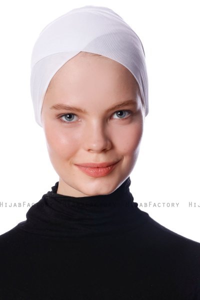 Defne - Wit Parizien Onderkapje - Ecardin