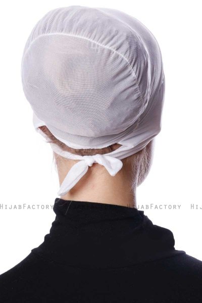 Defne - Wit Parizien Onderkapje - Ecardin