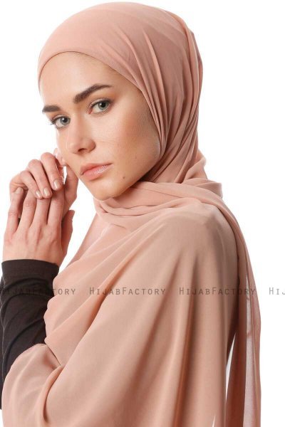 Derya - Oudroze Praktisch Chiffon Hijab