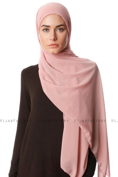 Derya - Zalm Praktisch Chiffon Hijab