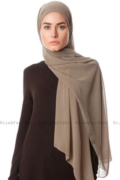 Derya - Olijfgroen Praktisch Chiffon Hijab