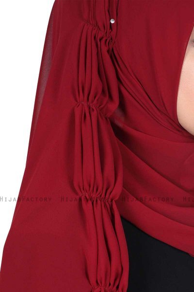 Disa - Bordeaux Praktisch Chiffon Hijab