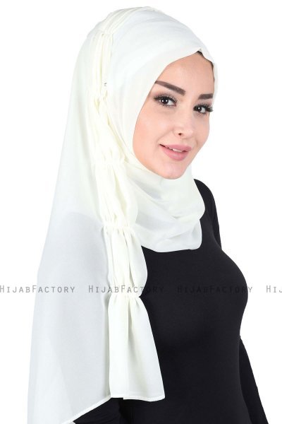Disa - Fuchsia Praktisch Chiffon Hijab