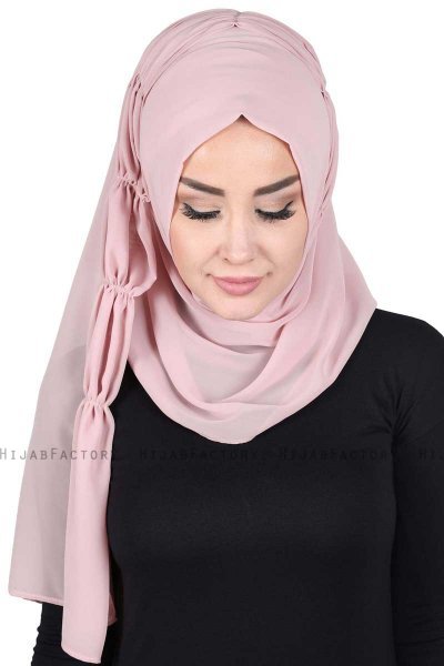 Disa - Oudroze Praktisch Chiffon Hijab